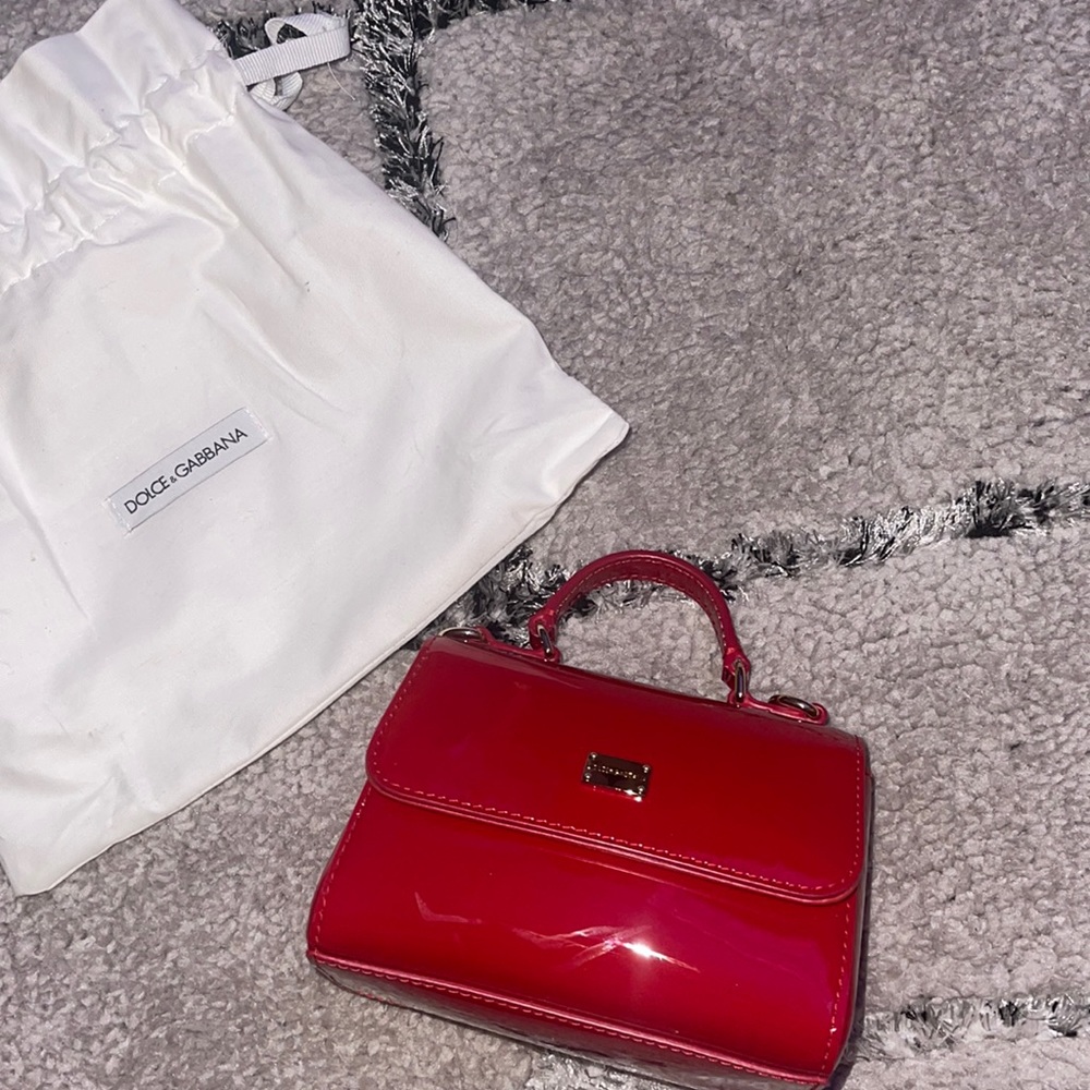 Dolce & Gabbana patent leather mini handbag